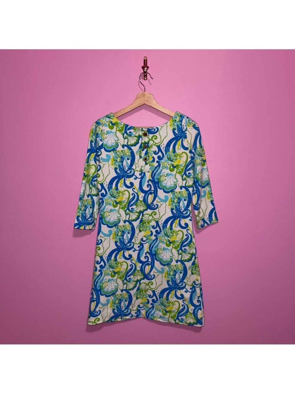 Lilly Pulitzer Charlene Shift Dress Women’s‎ Size XS Crystal Coast Print - Picture 7 of 10